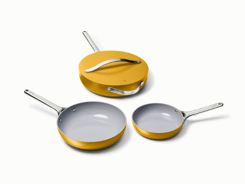 Ceramic-Coated Fry Pan Trio