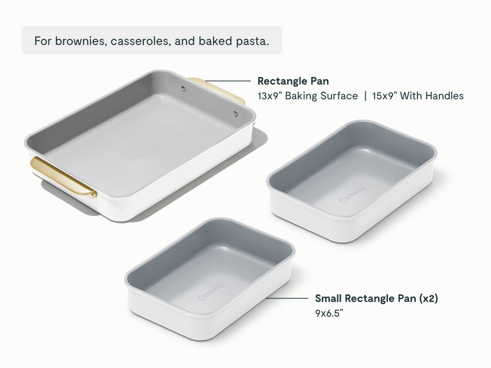 Rectangle Pan Trio