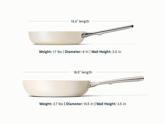 Ceramic-Coated Fry Pan Trio