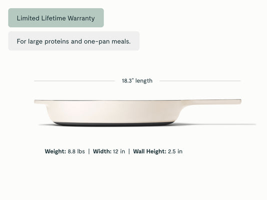 Cast Iron 12 inch Skillet