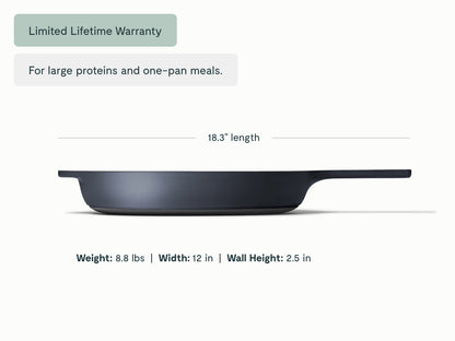 Cast Iron 12 inch Skillet