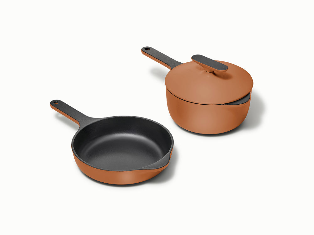 Enameled Cast Iron Mini Duo