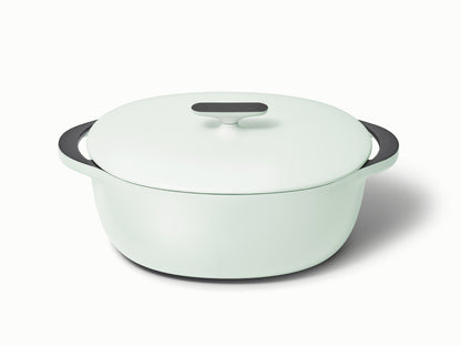 Cast Iron Oval Dutch Oven with Lid