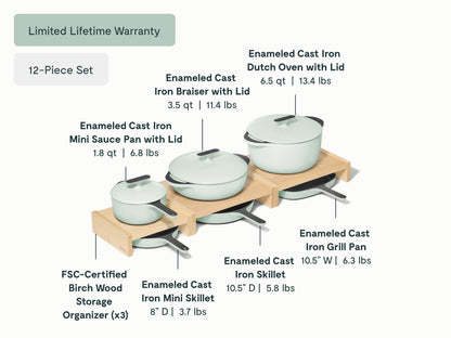 Enameled Cast Iron & Minis Set