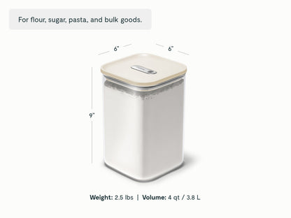 3.8 L Large Glass Airtight Container