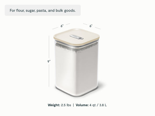 3.8 L Large Glass Airtight Container