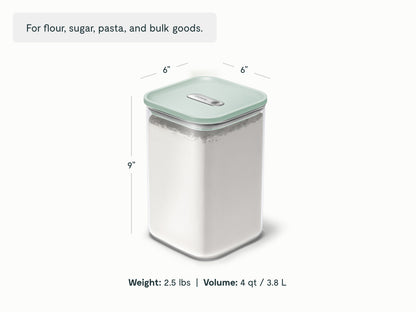3.8 L Large Glass Airtight Container