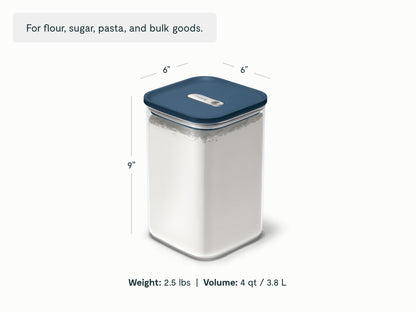 3.8 L Large Glass Airtight Container