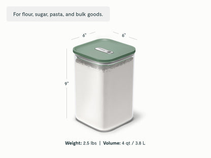 3.8 L Large Glass Airtight Container
