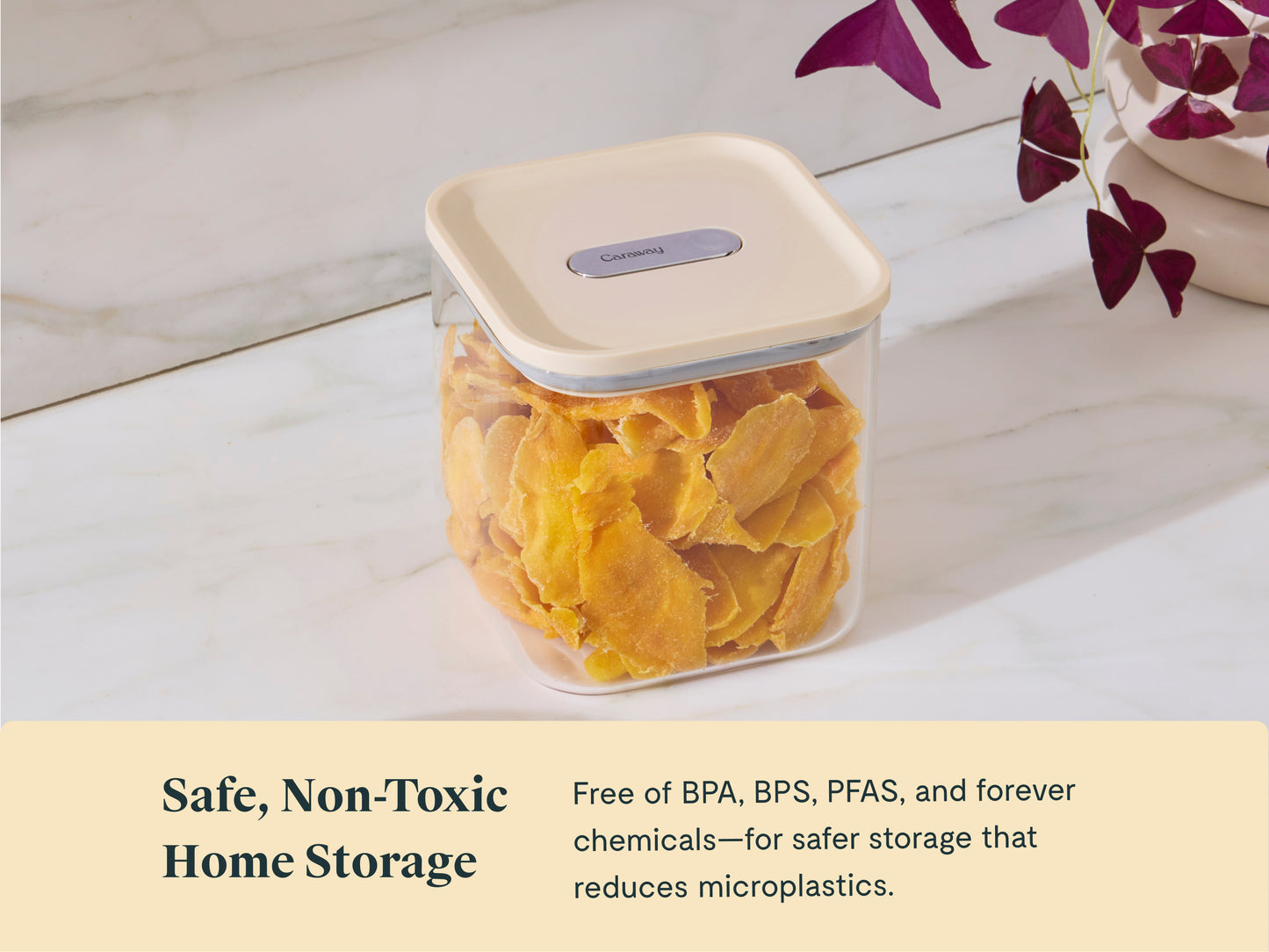 2.4 L Medium Glass Airtight Container
