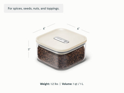 1 L Small Glass Airtight Container