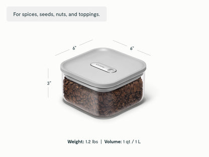1 L Small Glass Airtight Container