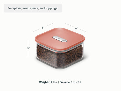 1 L Small Glass Airtight Container