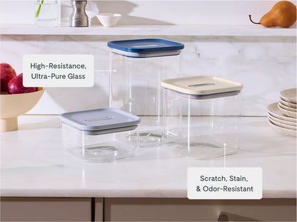 1 L Small Glass Airtight Container