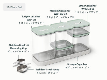 13-pc Glass Airtight Container Set