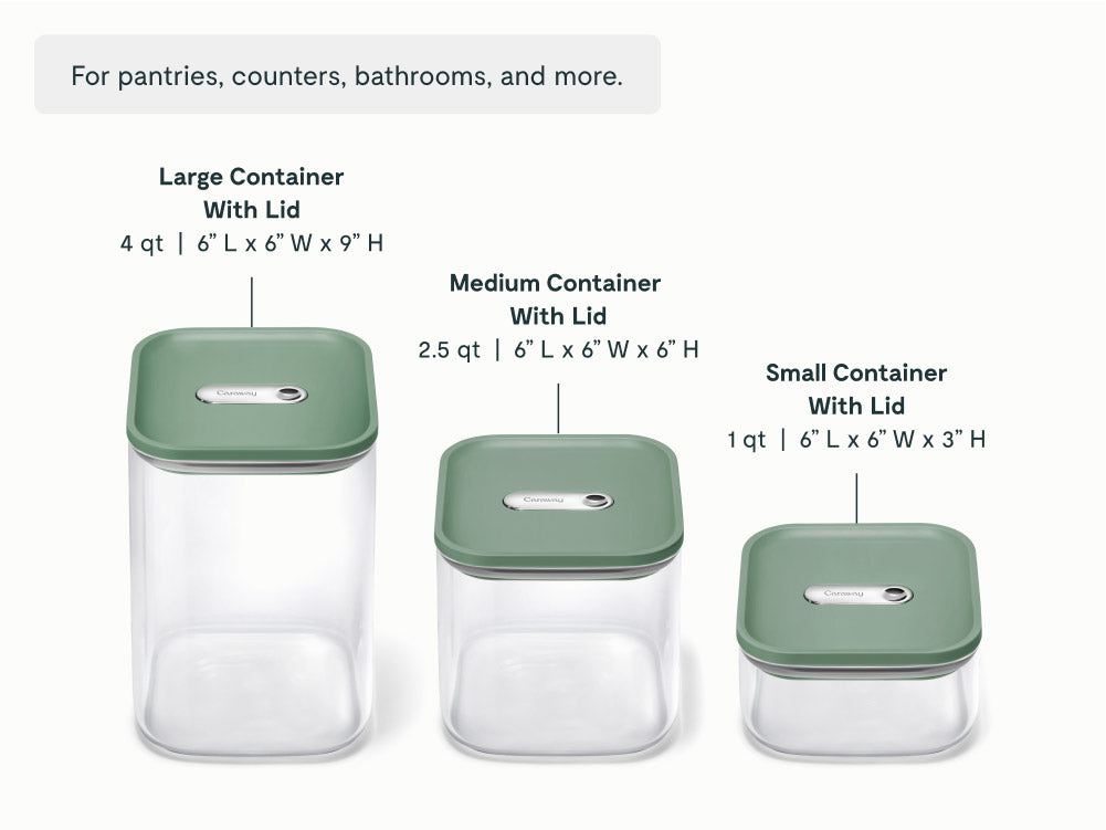 Glass Airtight Container Trio