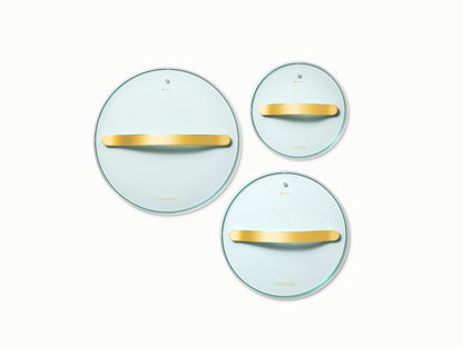 Glass Lid Set of 3