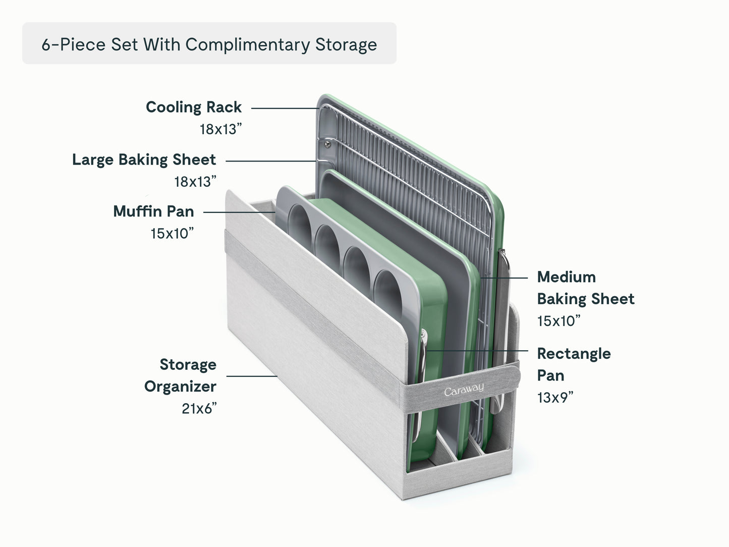 Half Bakeware Set