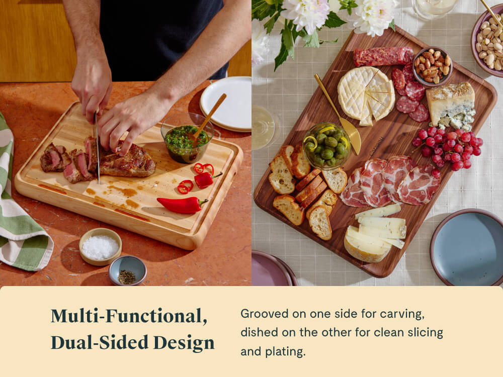 Prep & Serve Butcher Block Set