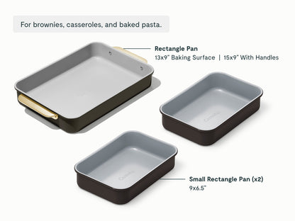 Rectangle Pan Trio