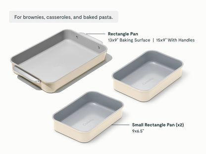Rectangle Pan Trio