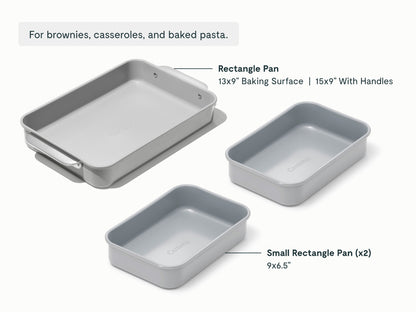 Rectangle Pan Trio