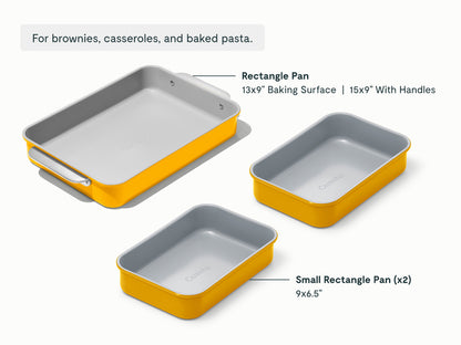 Rectangle Pan Trio