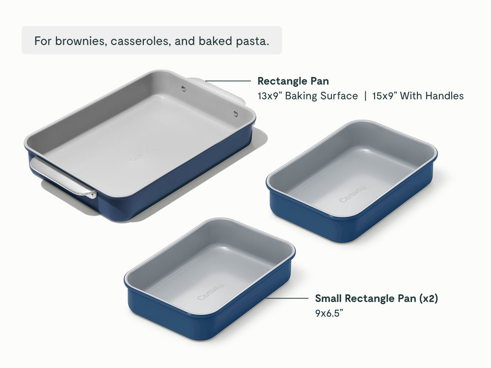 Rectangle Pan Trio