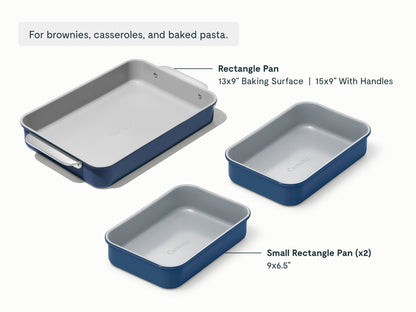 Rectangle Pan Trio