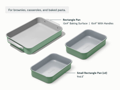 Rectangle Pan Trio