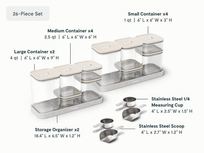 Ultimate Glass Airtight Storage Set