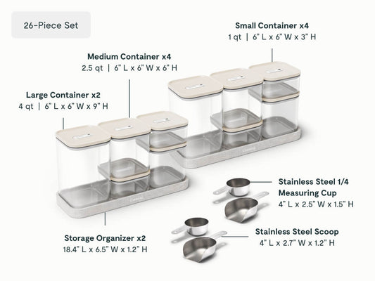 Ultimate Glass Airtight Storage Set