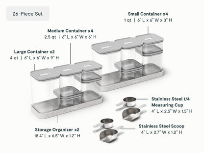 Ultimate Glass Airtight Storage Set