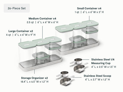 Ultimate Glass Airtight Storage Set