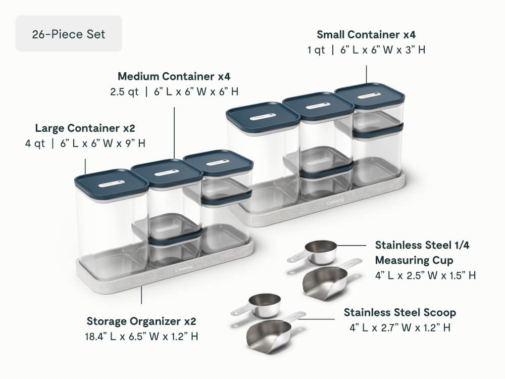 Ultimate Glass Airtight Storage Set