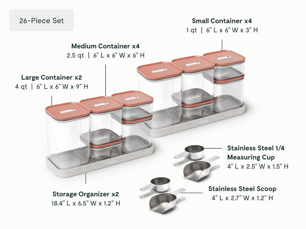 Ultimate Glass Airtight Storage Set