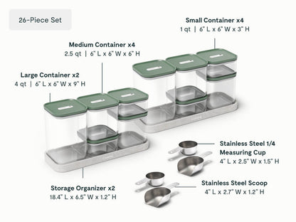 Ultimate Glass Airtight Storage Set
