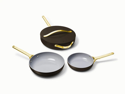 Ceramic-Coated Fry Pan Trio